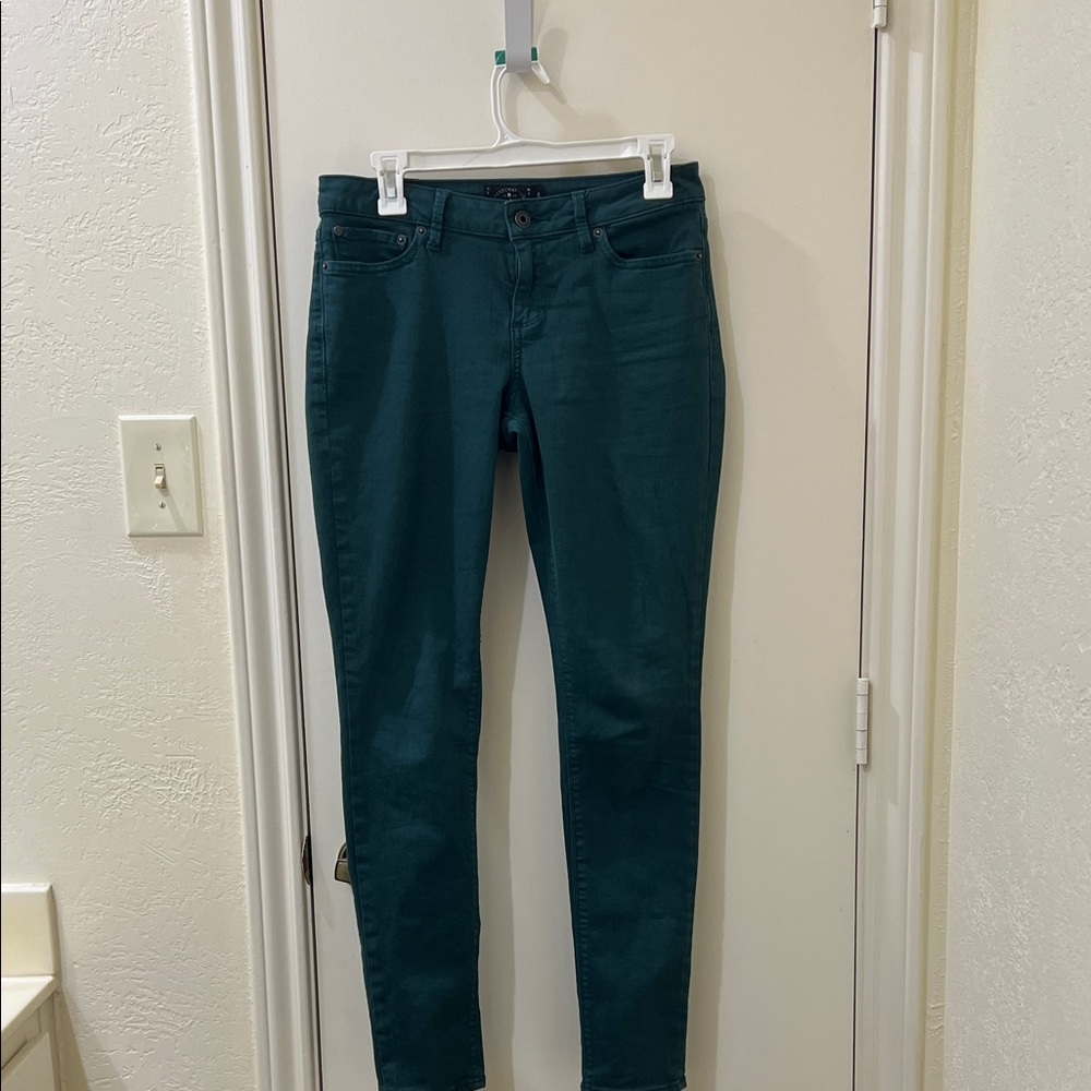 Lucky Teal Skinny Jeans